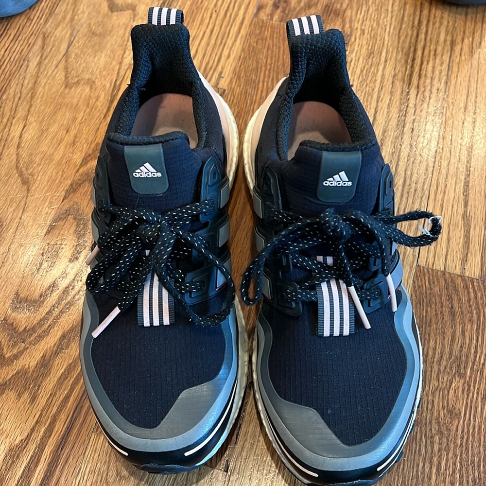 Adidas ultra boost pink athletic shoes